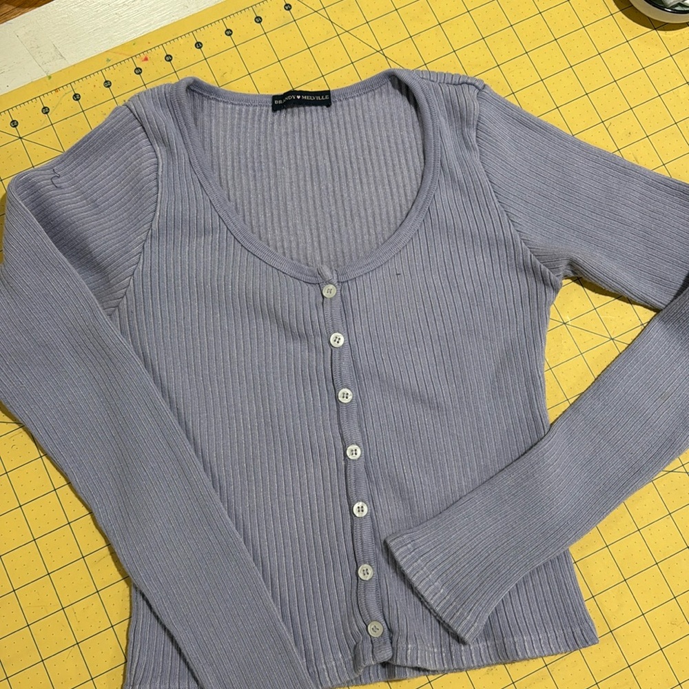 Brandy Melville. Color: lavender.